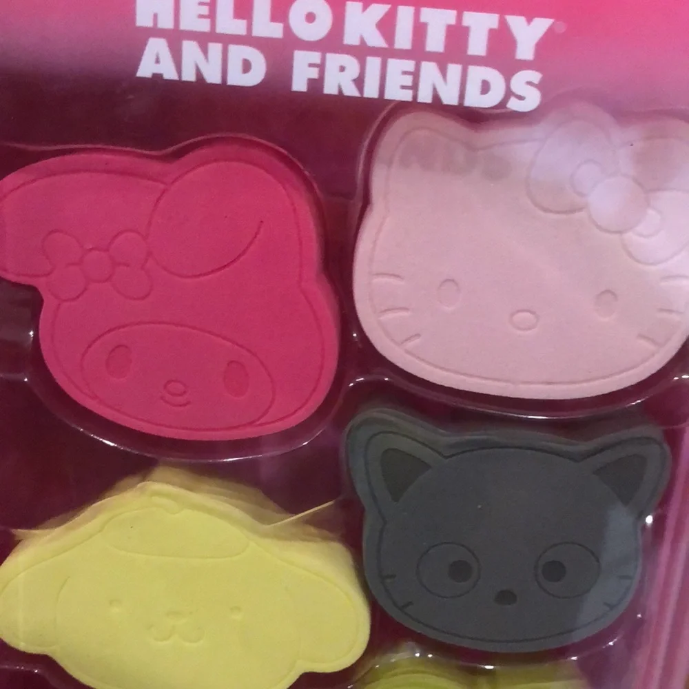 Sanrio Hello Kitty & Friends 6-Piece Face Sponge Set - Pink & Multicolor